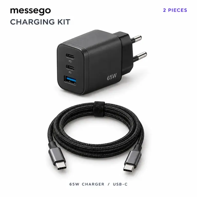 Charging Kit — 2 items, one of each; product illustration