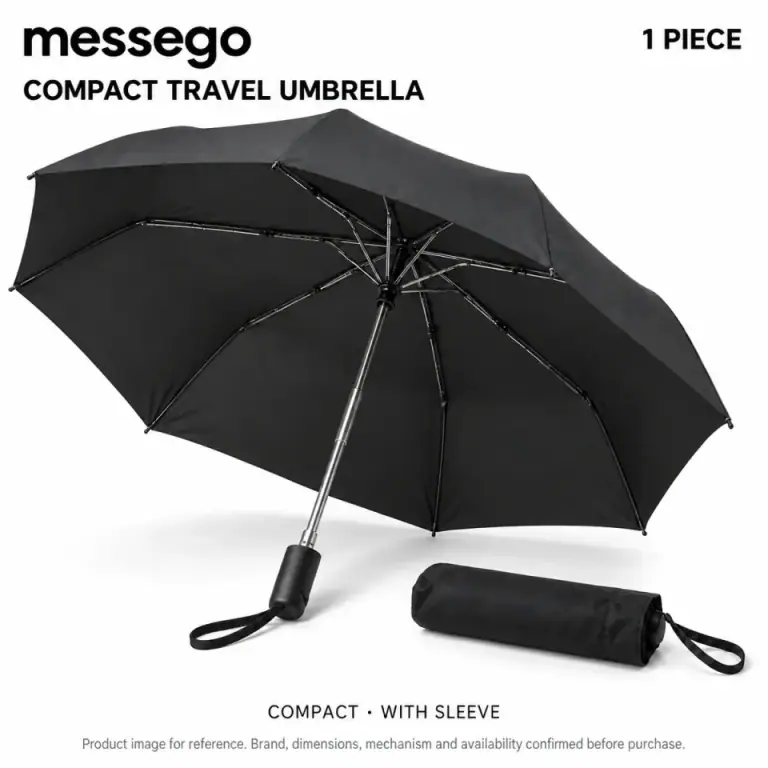 Compact Travel Umbrella — 1 item; product illustration