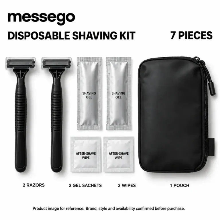 Disposable Shaving Kit — 4 items, one of each; product illustration